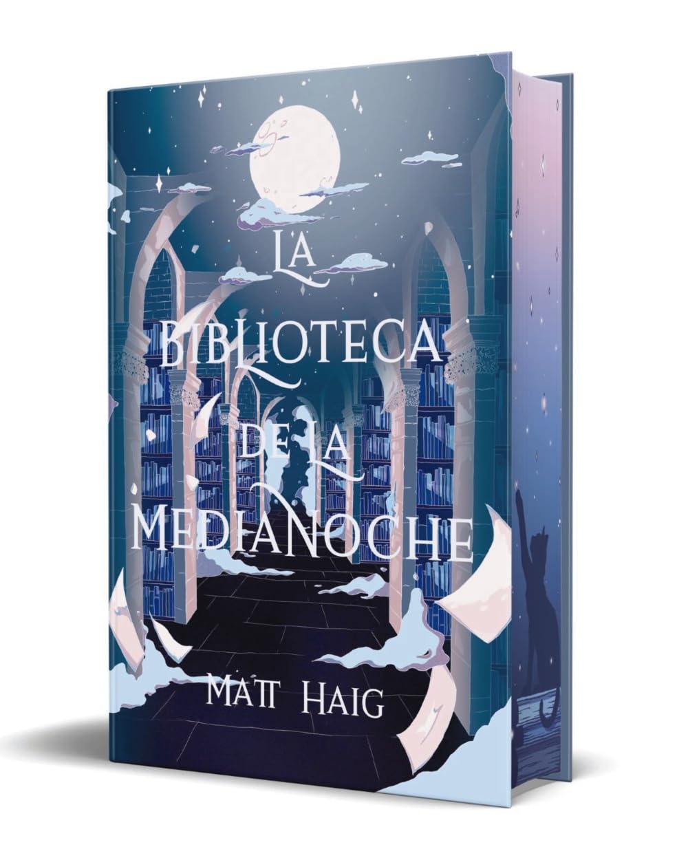 Portada del libro La biblioteca de medianoche de Matt Haig