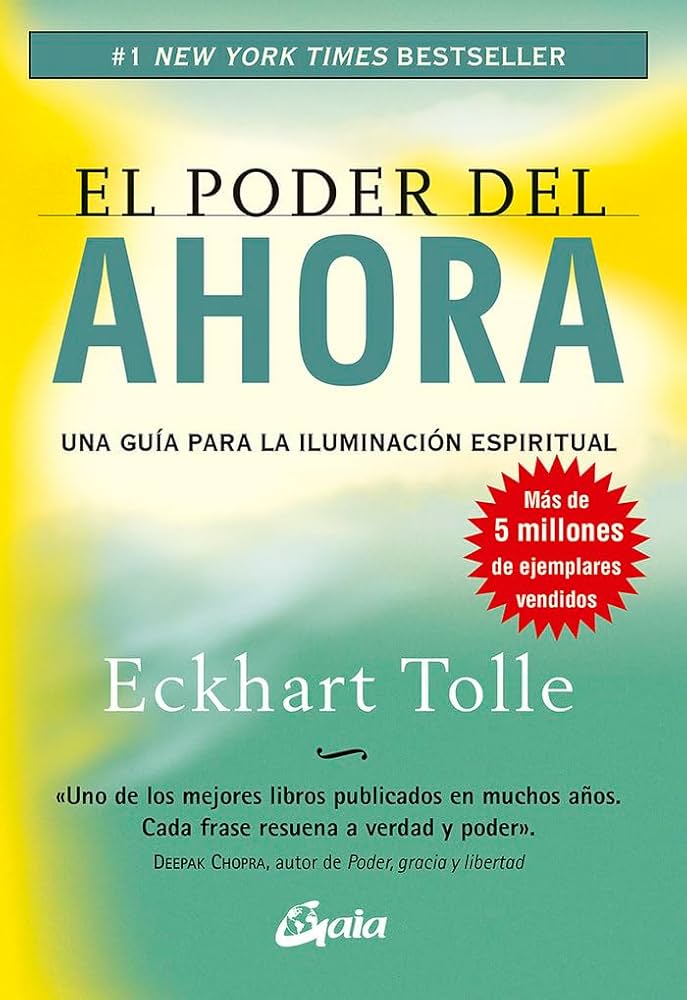 Portada del libro El Poder del Ahora de Eckhart Tolle